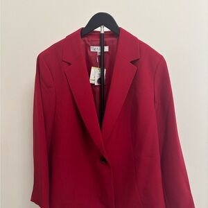 Kasper Women's Vibrant Red Suit Jacket